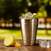 Brushed Steel Tumbler 17.25oz / 490ml